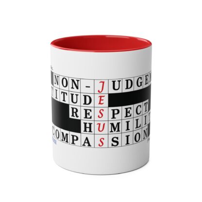 Jesus | Spiritual Crossword | Two-Tone Coffee Mugs | 11oz | Solving Life's Puzzles - Image 4