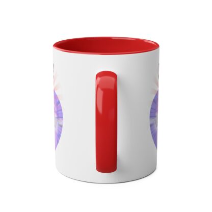 WWJD? Rio design - "What Would Jesus Do?" - Two-Tone Coffee Mugs, 11oz Picture of Jesus Christ - Image 8