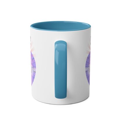 WWJD? Rio design - "What Would Jesus Do?" - Two-Tone Coffee Mugs, 11oz Picture of Jesus Christ - Image 3