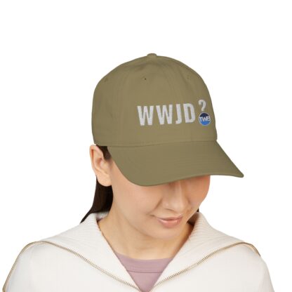 100% Organic Cotton WWJD Baseball Cap (Embroidery) "What Would Jesus Do" UNISEX - Image 8
