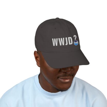 100% Organic Cotton WWJD Baseball Cap (Embroidery) "What Would Jesus Do" UNISEX - Image 5
