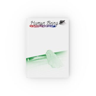 Hard Backed Journal | Stonehenge 3D image artwork with "Human Being" - Conversation Starter!