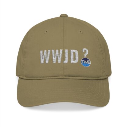 100% Organic Cotton WWJD Baseball Cap (Embroidery) "What Would Jesus Do" UNISEX - Image 6