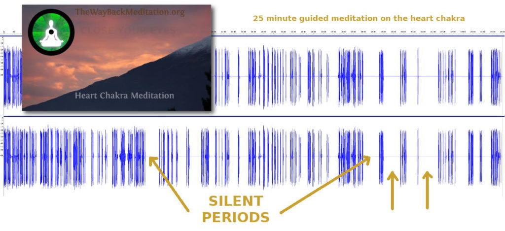 guided meditation with silence 