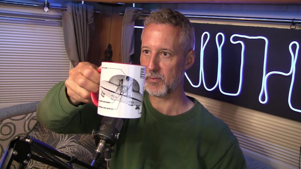 Stonehenge UFO mug